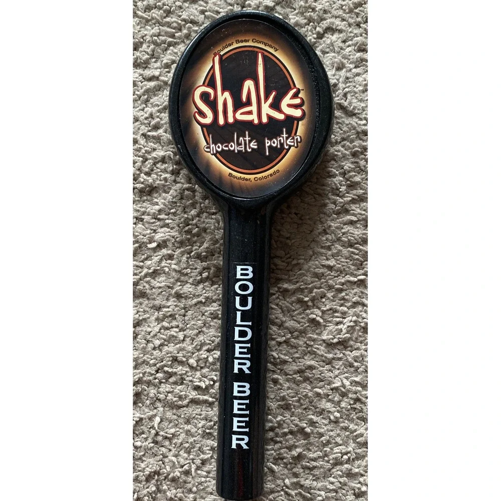 Boulder Beer Company Shake Chocolate Porter Beer Tap Handle Knob